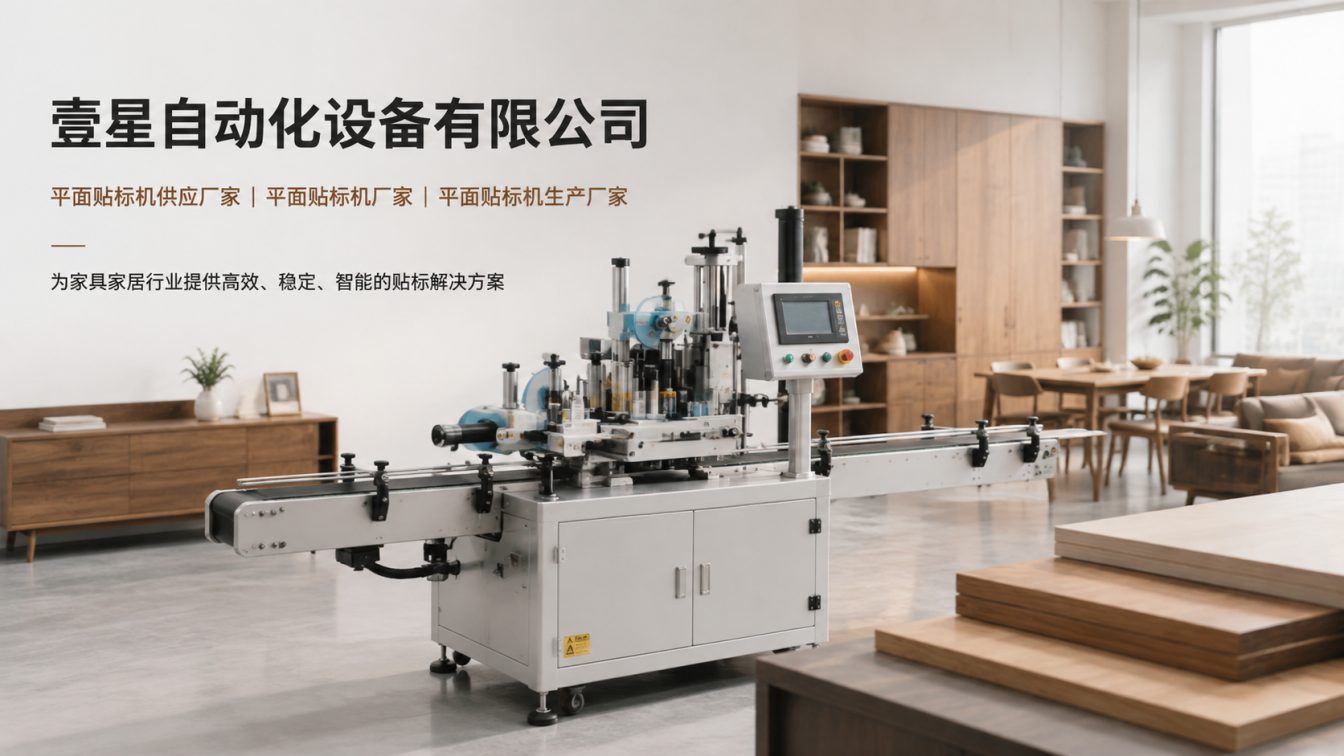 临海家具贴标贴胶自动化设备